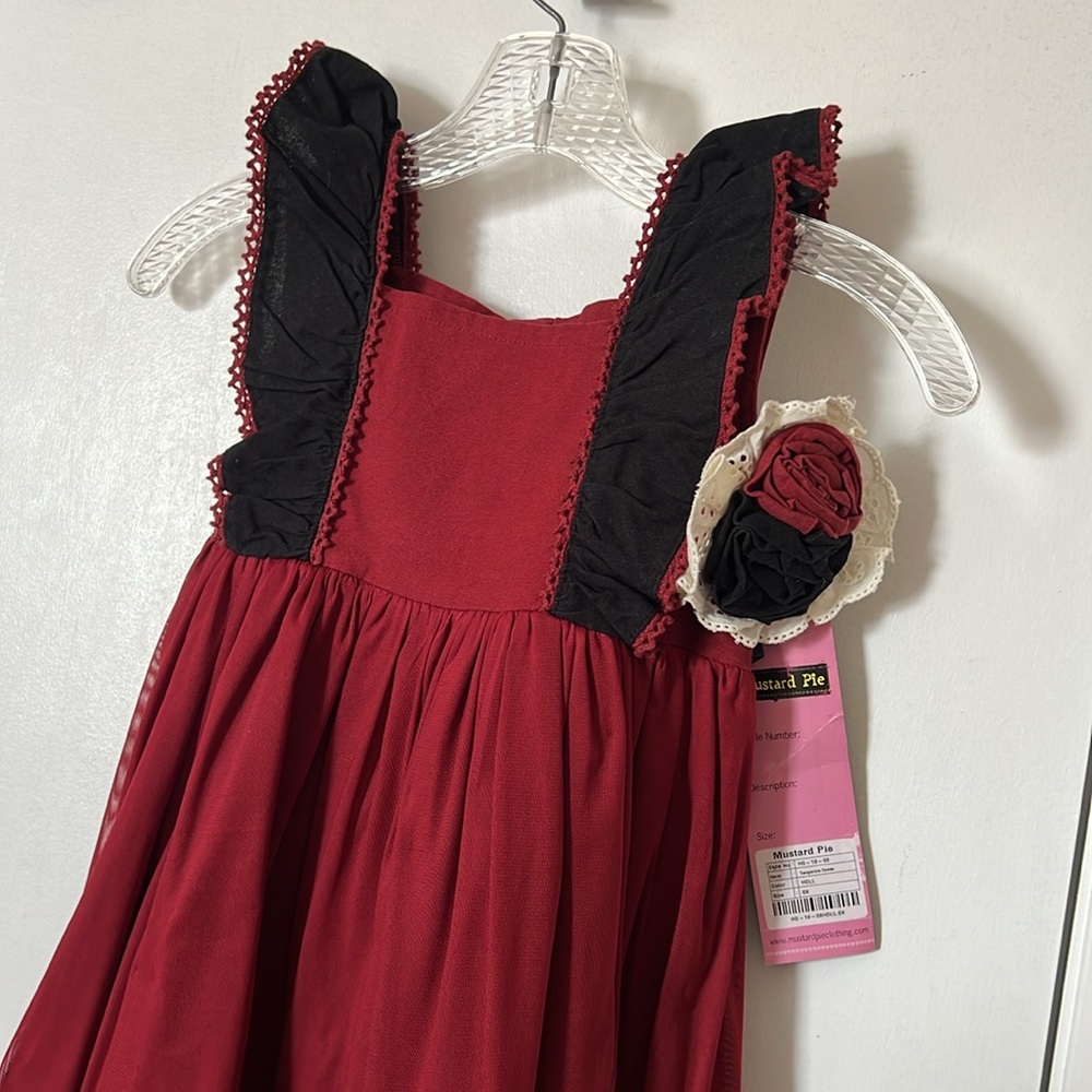 Girl’s Mustard Pie holiday dress. NWT! Size 6X